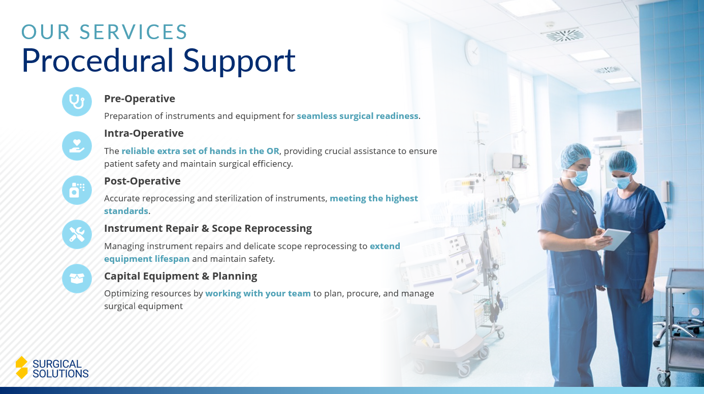 Our Services Procedural Support