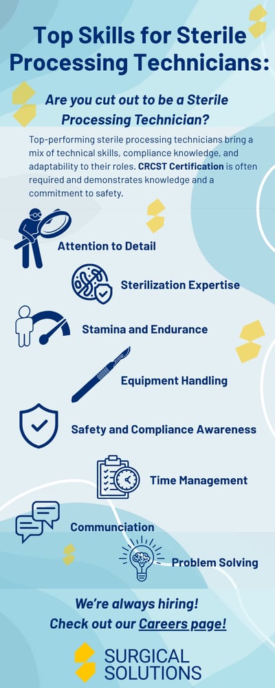 Top Skills for Sterile Processing Technicians