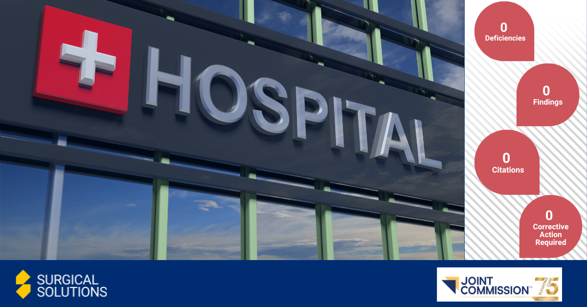 Surgical Solutions Achieved Zero Deficiencies